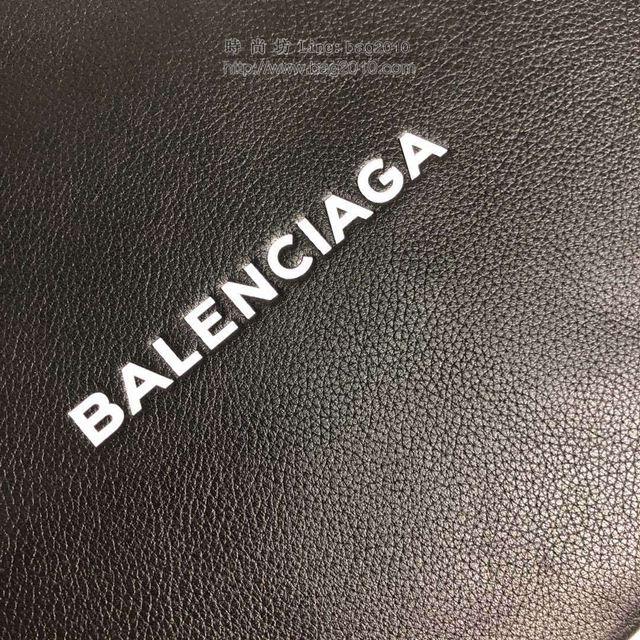 Balenciaga手包 巴黎世家全皮手包 大號黑色手拿包  csbl1057